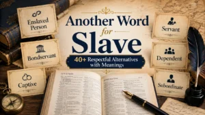Another Word for Slave 40+ Respectful Alternatives with Meanings