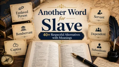 Another Word for Slave 40+ Respectful Alternatives with Meanings