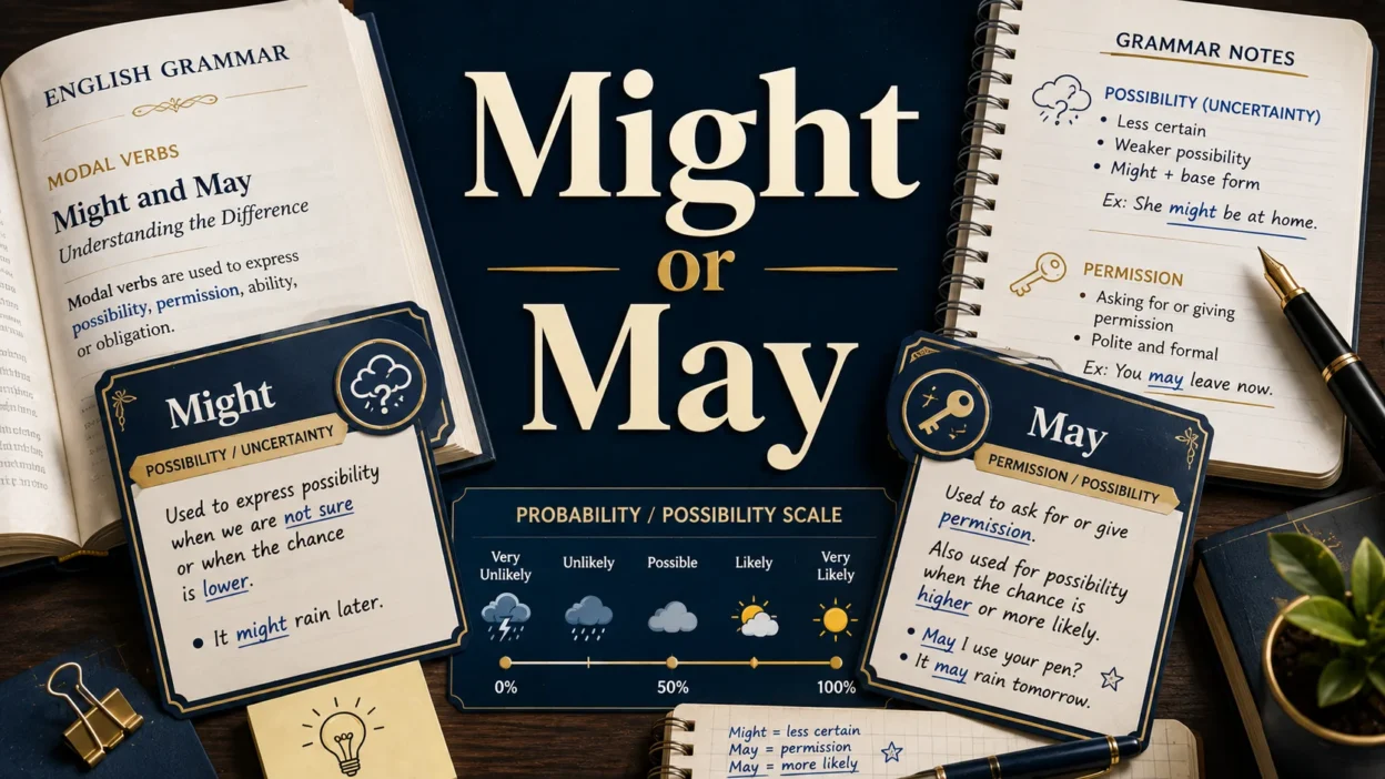 Might or May Meaning, Difference, Grammar & Correct Usage