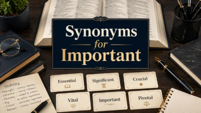 Synonyms for Important Words for Essential & Valuable