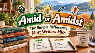 Amid or Amidst The Simple Difference Most Writers Miss