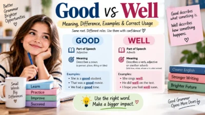 Good vs Well Meaning, Difference, Examples & Correct Usage