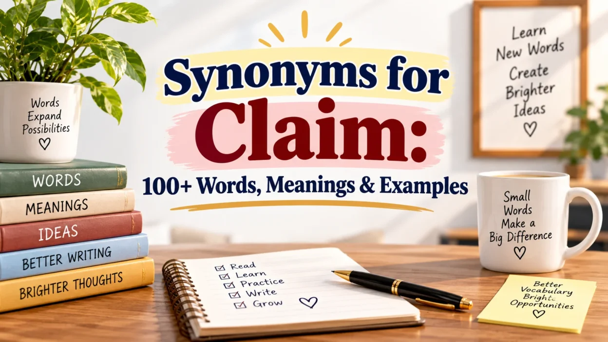 Synonyms for Claim 100+ Words, Meanings & Examples 📚