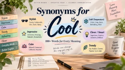 Synonyms for Cool 100+ Words for Every Meaning 😎