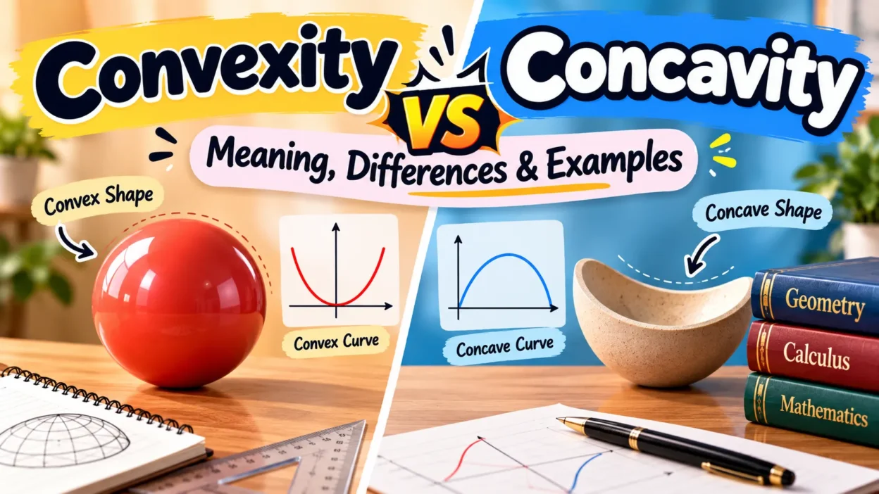 Convexity vs Concavity: Meaning, Differences & Examples